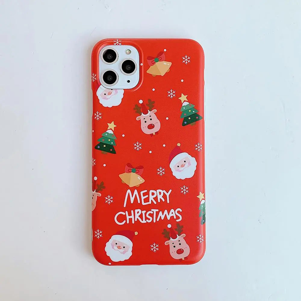 Christmas Reindeer iPhone Case Festive Holiday Phone Protection