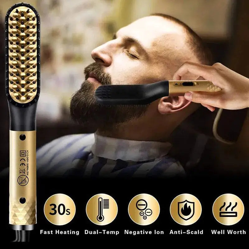 Beard Straightener Comb – Effortless Grooming for Perfect Facial Hair