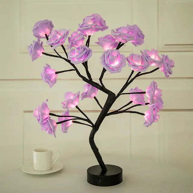 Christmas Card Tree Lights – Warm White, Blue, Red, Pink LED Holiday Lights