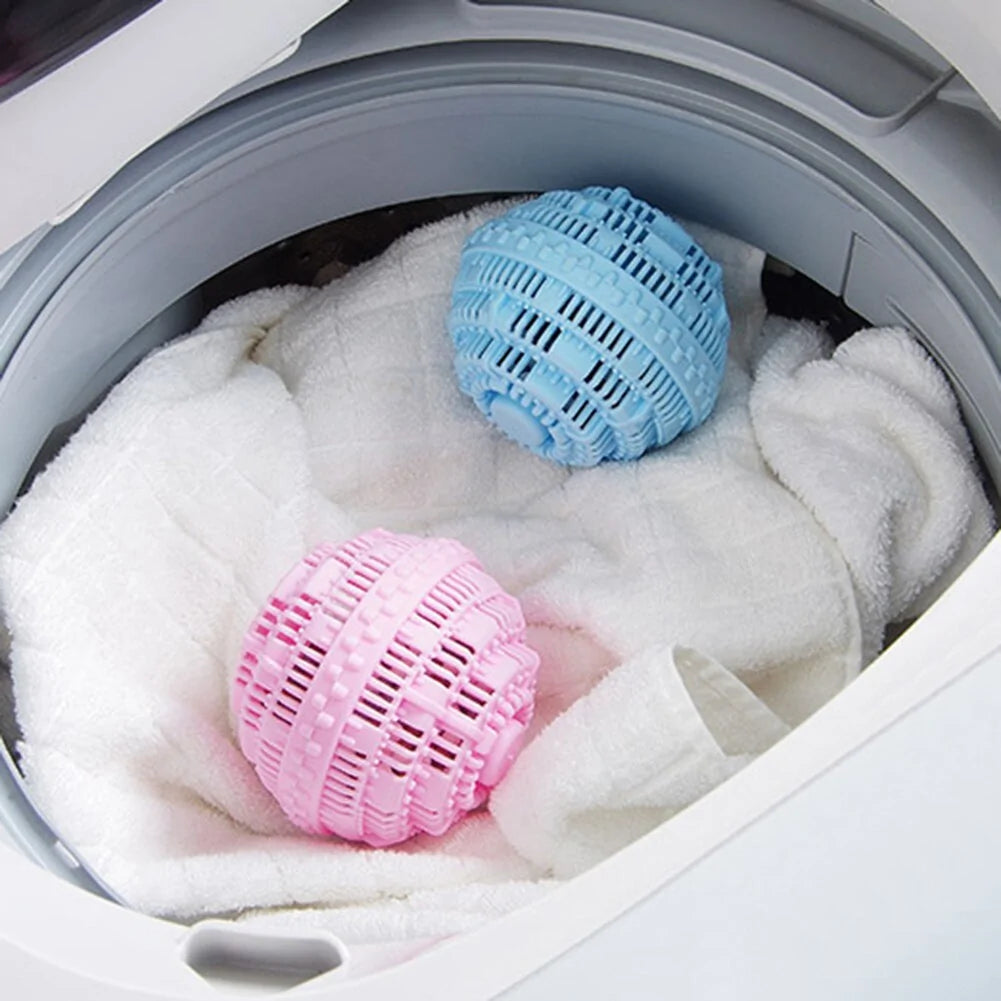 Eco-Friendly Laundry Wash Balls in the dryer