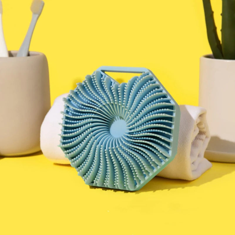 Silicone Body Scrubber – Gentle Exfoliation, Mold-Resistant, Ergonomic Design, for All Skin Types