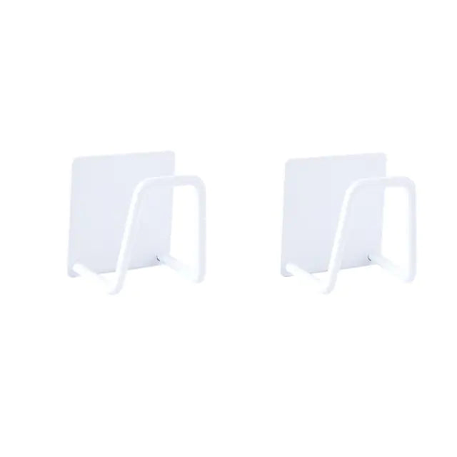Stainless Steel Sponge Holder, white 2 pieces