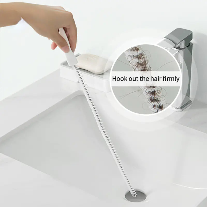 Flexible Drain Cleaning Brush, how to use