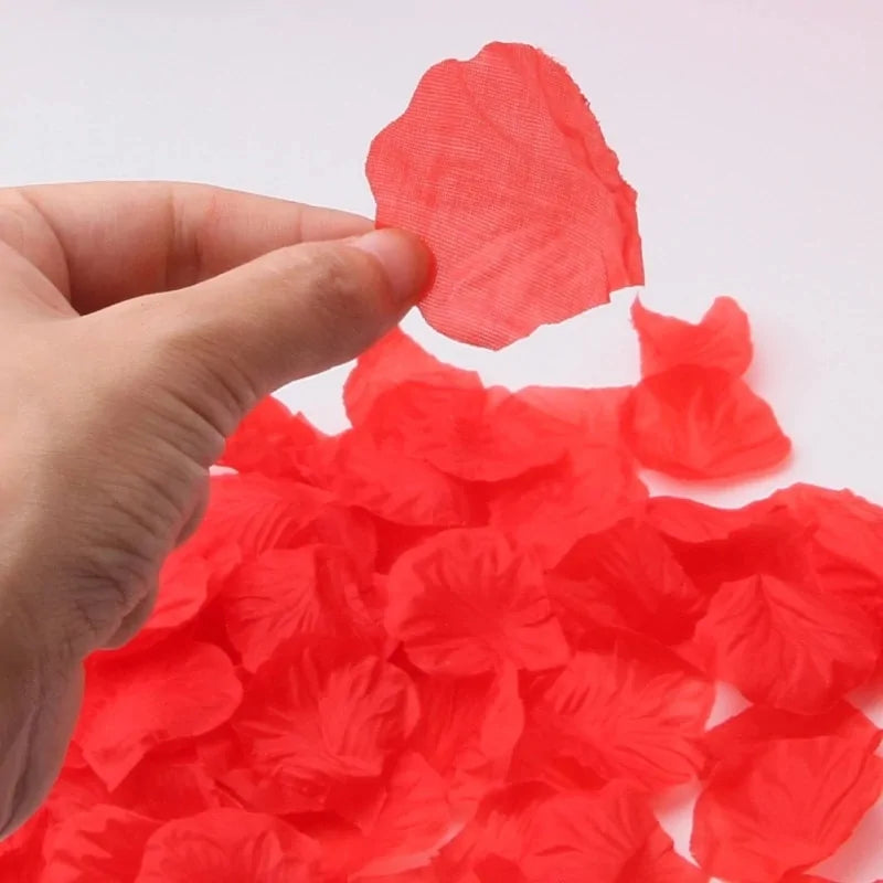 1,000 Fake Rose Petals – Perfect DIY Valentine’s Day & Party Decorations