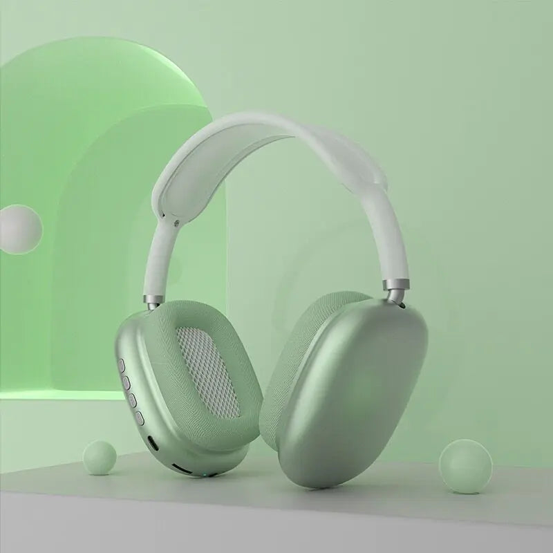 Wireless Bluetooth Headphones, green