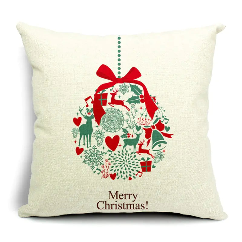 Christmas Pillow Covers Festive Holiday Cushion Covers for Seasonal Decor