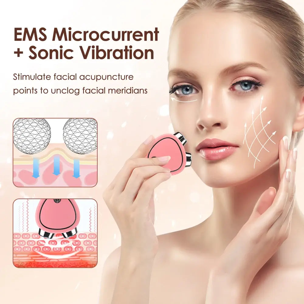 Portable Microcurrent Facial Massager – Firming & Rejuvenating Skin