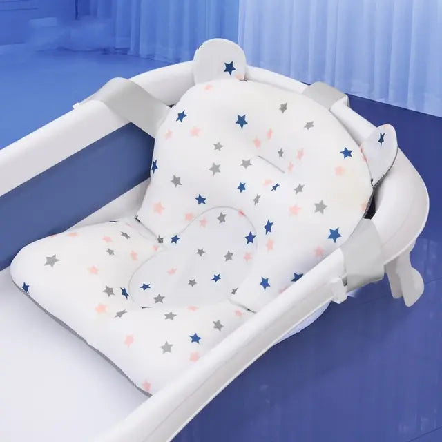 Foldable Baby Bath Seat, white