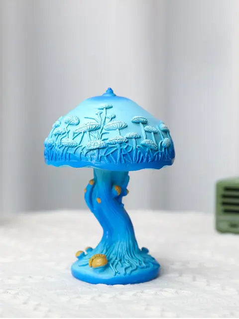 Creative Stained Plant Series Table Lamp – Colorful Resin Night Light