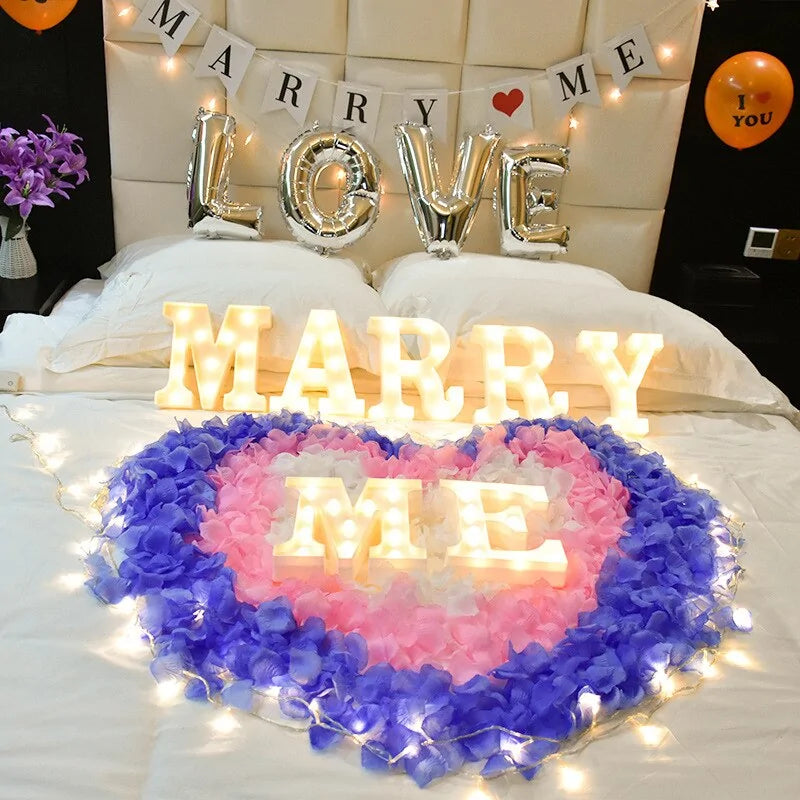 1,000 Fake Rose Petals – Perfect DIY Valentine’s Day & Party Decorations
