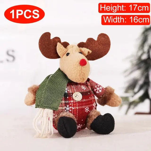 Christmas Dolls Tree Decor - Whimsical Holiday Tree Ornaments for Festive Cheer