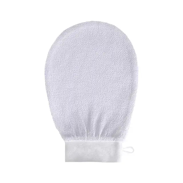 Exfoliating Shower Gloves, white