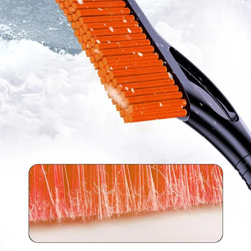 2-in-1 Snow Brush and Ice Scraper for Car Windshield - Winter Driving Essential