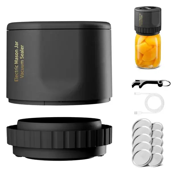 Electric Mason Jar Vacuum Sealer – Preserve Freshness and Extend Shelf Life