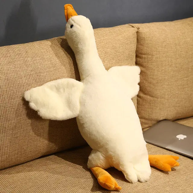 Pato gigante de peluche