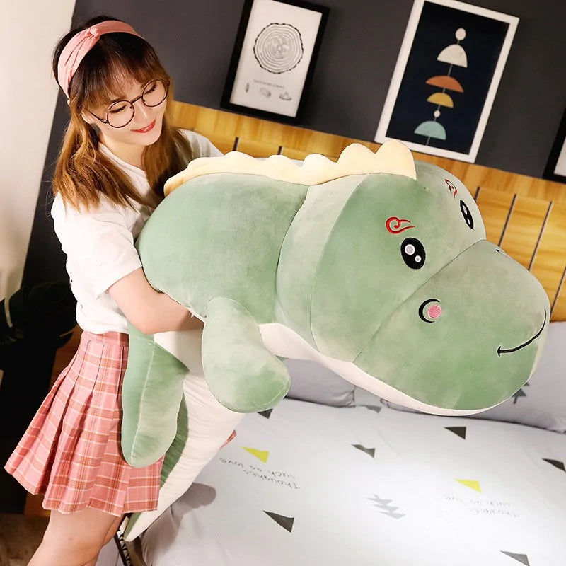 Large Dinosaur Plush Toy - Cozy, Cute, and Perfect for Cuddles
