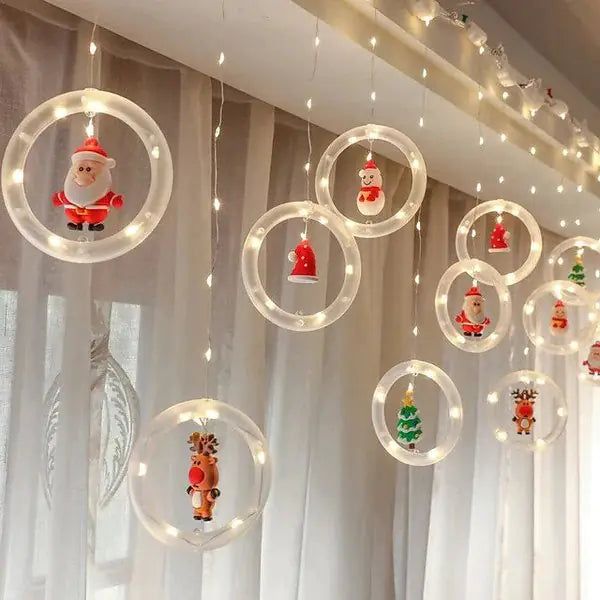 Christmas LED Holiday Light USB-Powered 8 Lighting Modes for Festive Decor