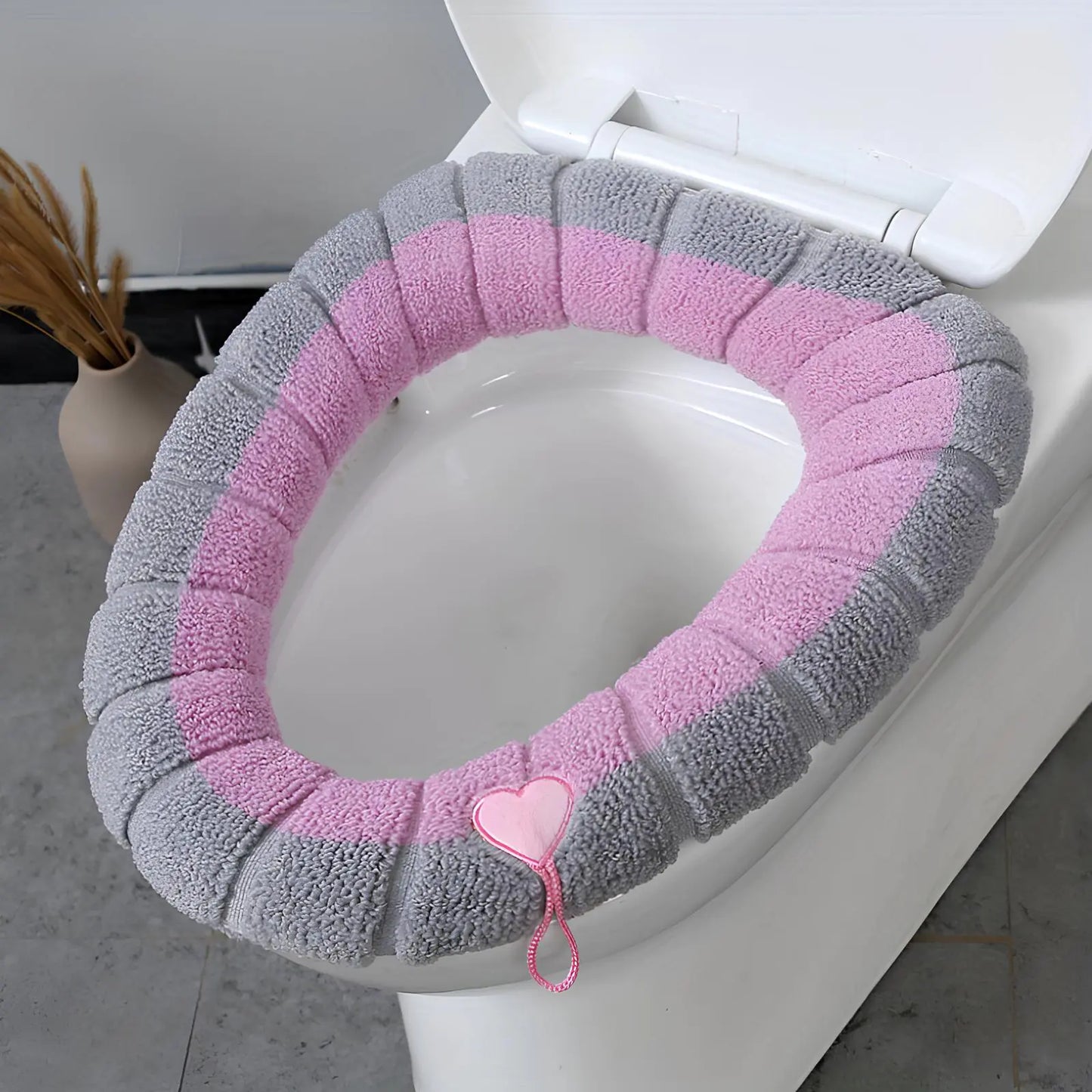Soft Toilet Seat Cushion, pink