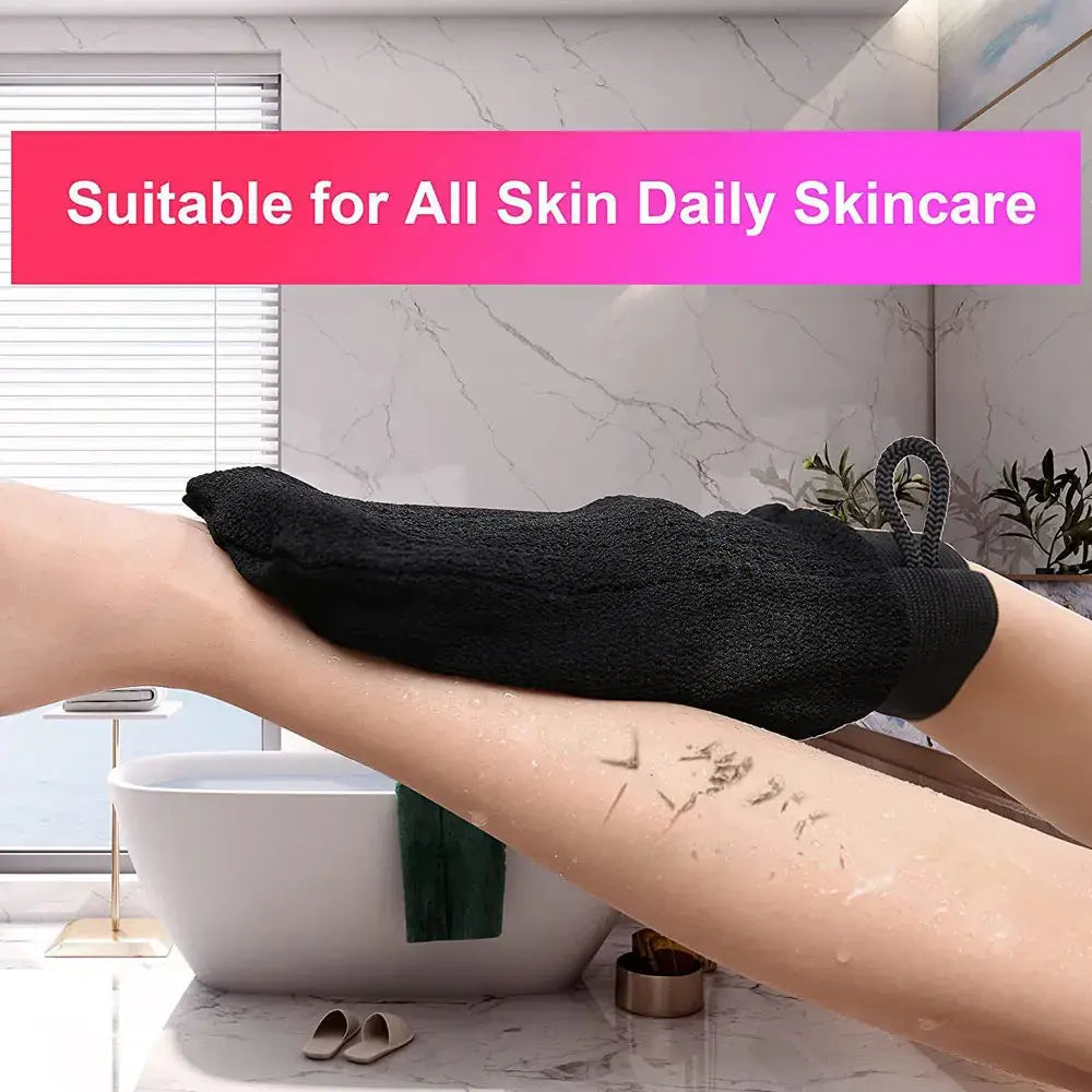 Exfoliating Shower Gloves, suitable for all skin types