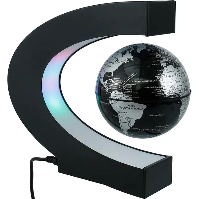 Levitating Magnetic Globe LED Lamp – Mesmerizing Floating Light for Modern Spaces