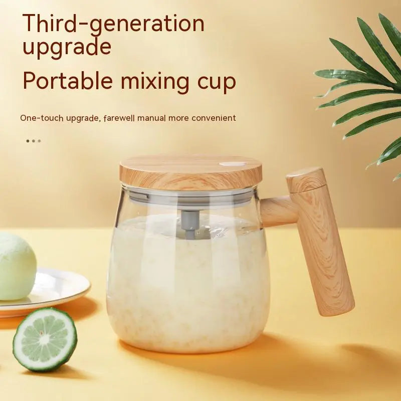 Self-Stirring Coffee Mug – Effortless Mixing for Drinks and More