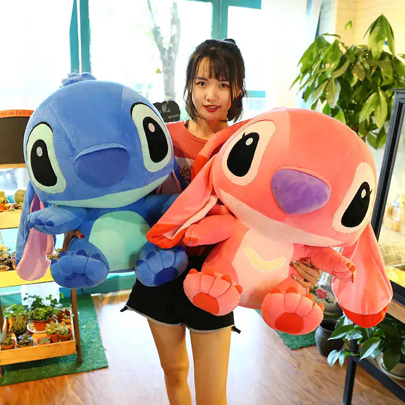 Oversized Stitch Plush Toy - Cuddly Companion for All Ages
