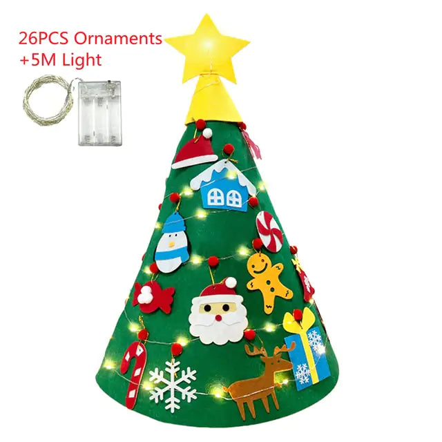 DIY Felt Christmas Tree for Kids – Perfect Holiday Activity