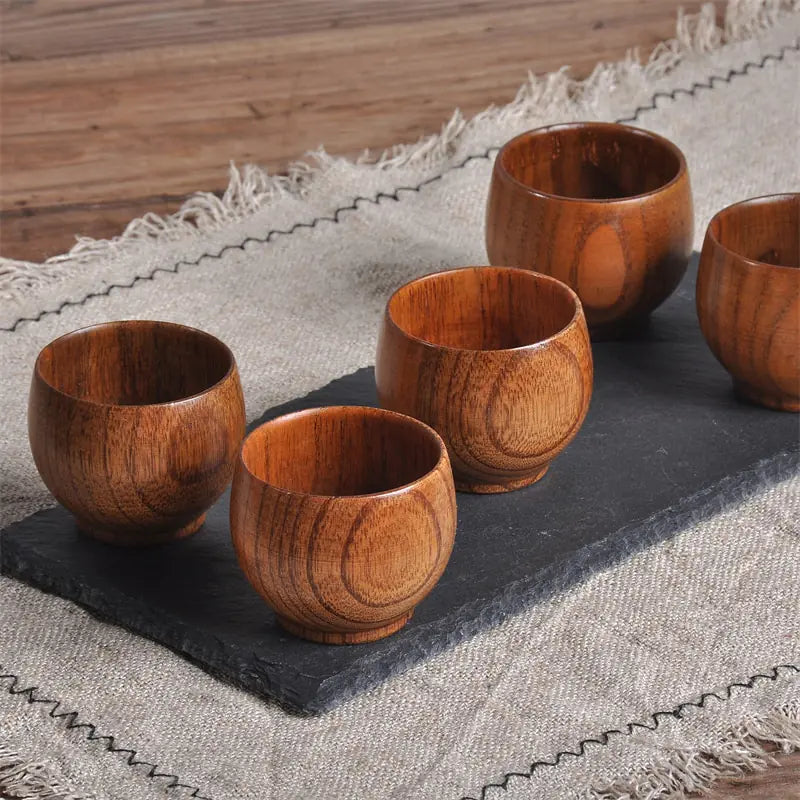 Natural Spruce Wood Cups – Handcrafted, Eco-Friendly & Sustainable