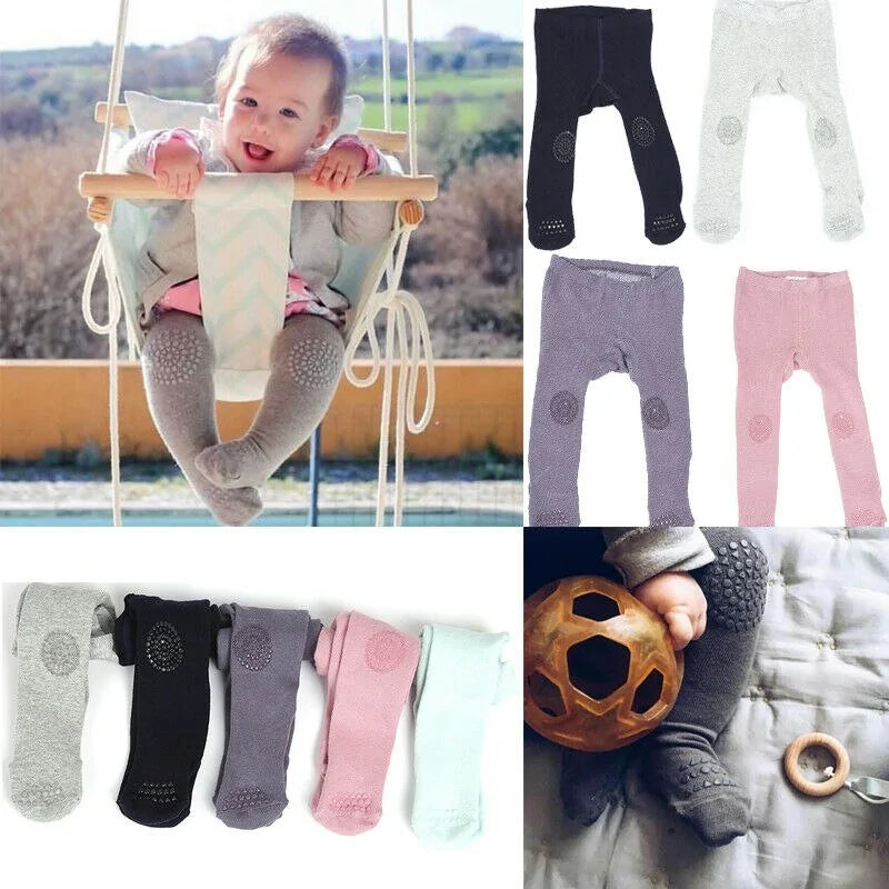 Winter Warm Toddler Tights - Cozy Bear Cotton Tights for Chilly Days