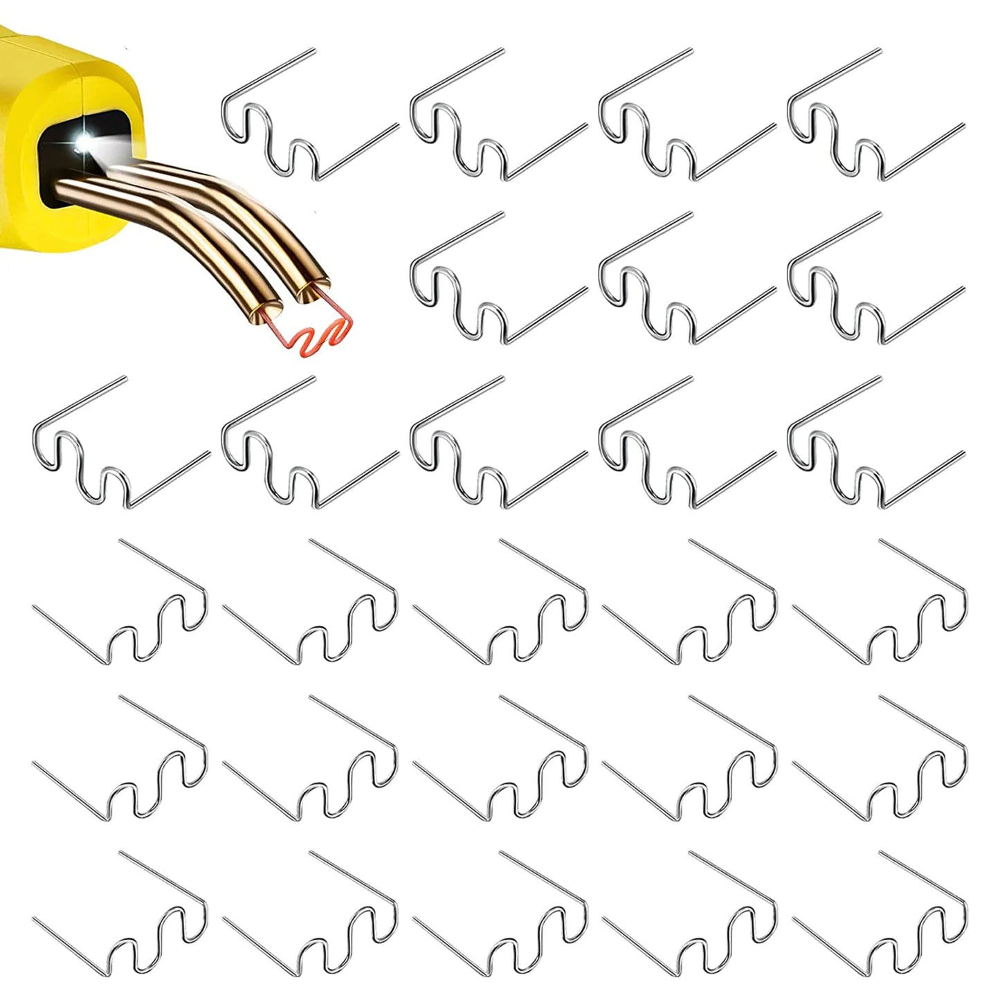 500PCS Hot Stapler Staples Repair Kit – For Plastic Welder Gun, Car Bumper & Fender