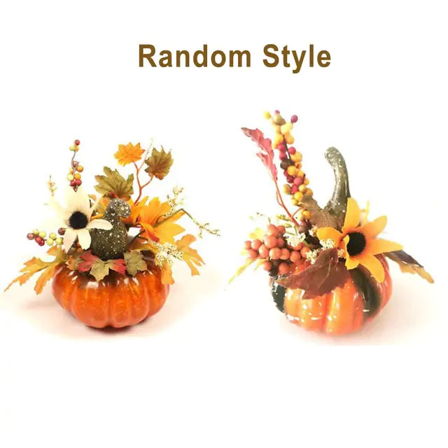 Artificial Pumpkin Decoration | Realistic, Maintenance-Free Fall Decor