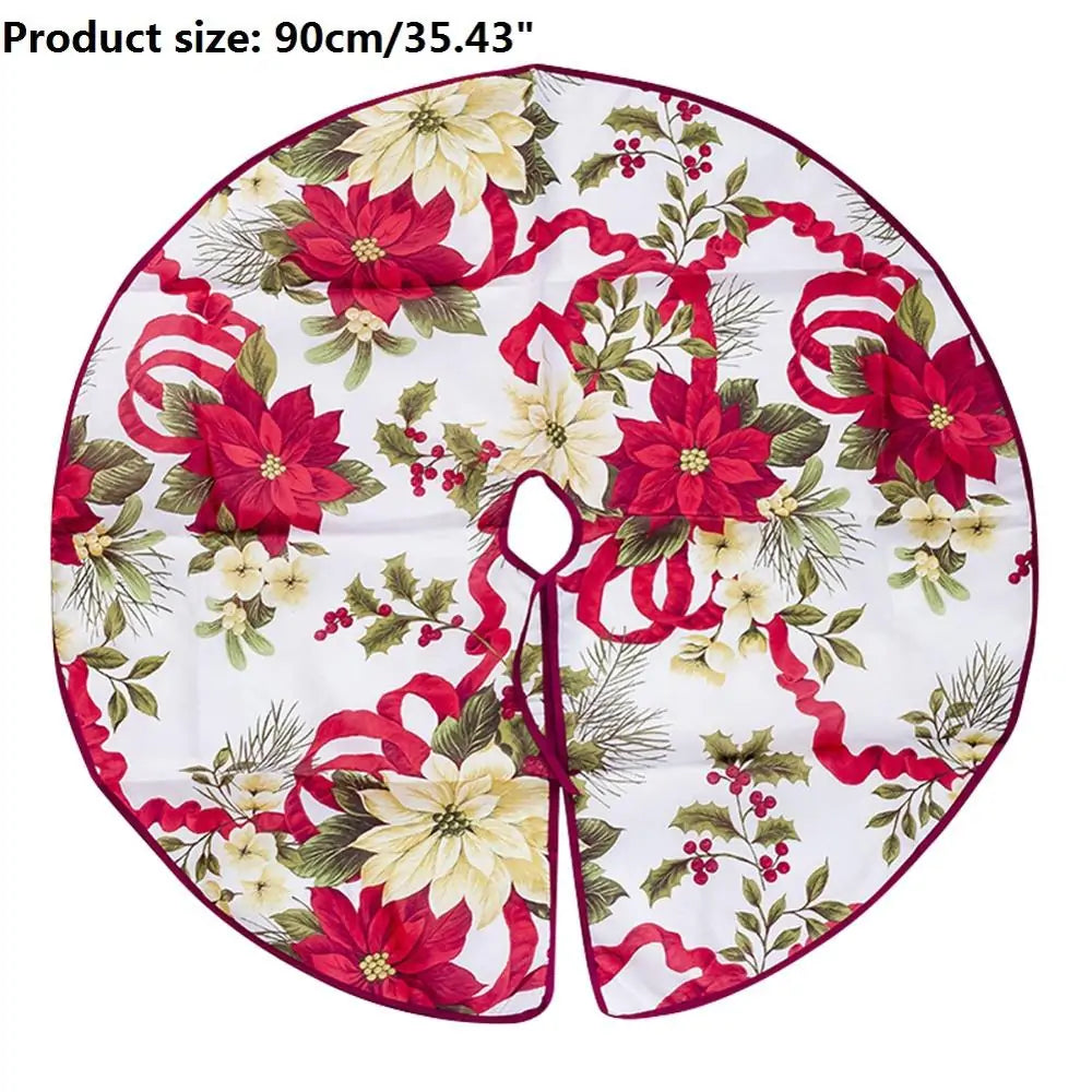 Christmas Tree Skirt Elegant Holiday Decor