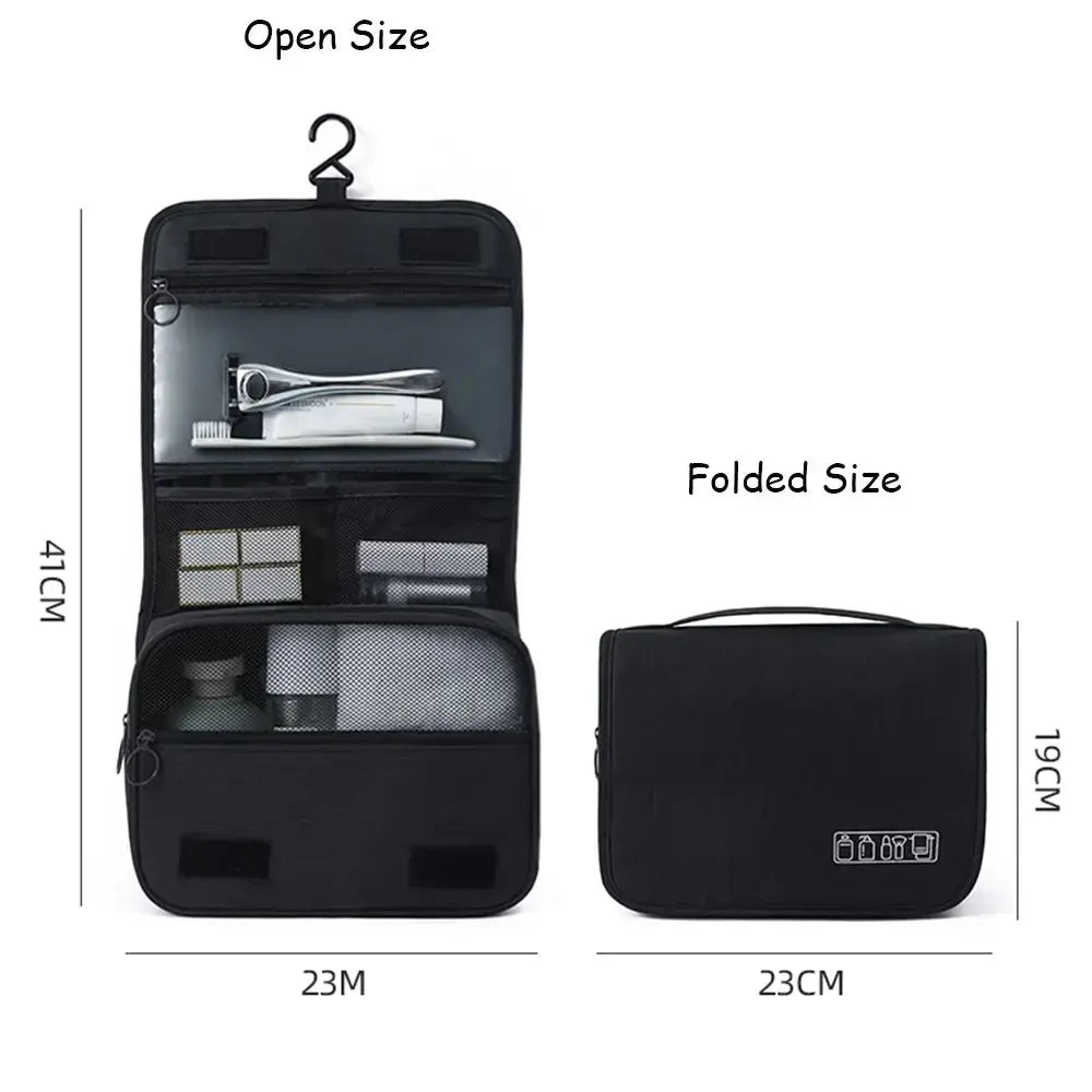 Foldable Toiletry Bag Organizer – Compact & Efficient Travel Companion