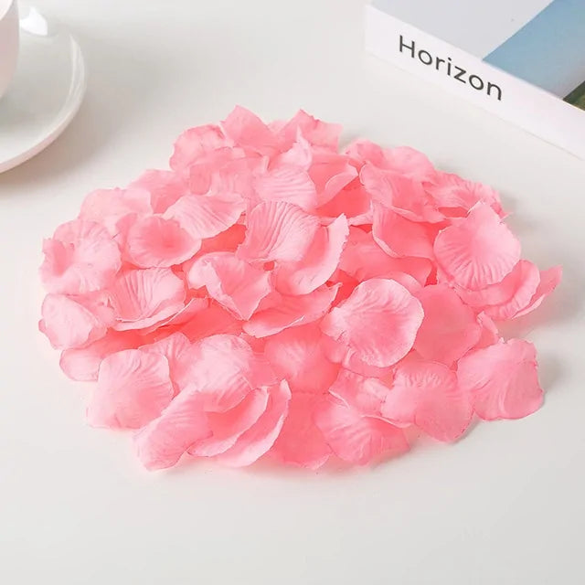 1,000 Fake Rose Petals – Perfect DIY Valentine’s Day & Party Decorations