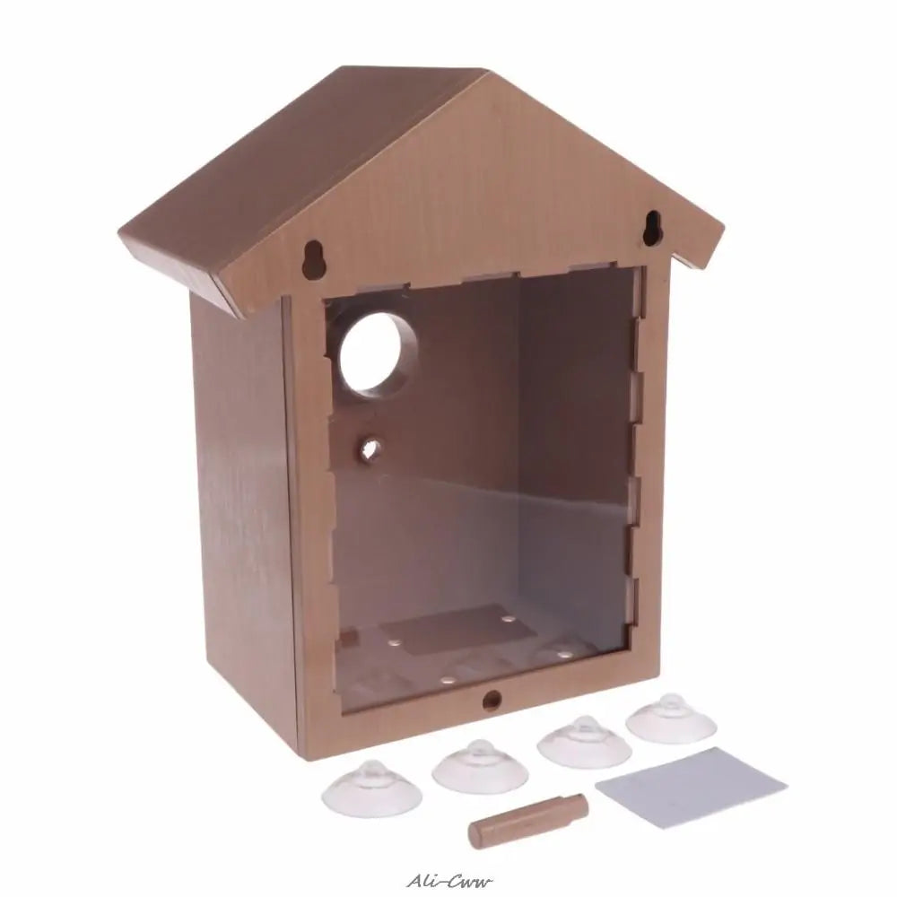 Pet Bird House Wooden Garden Tree House – Cozy Outdoor Retreat