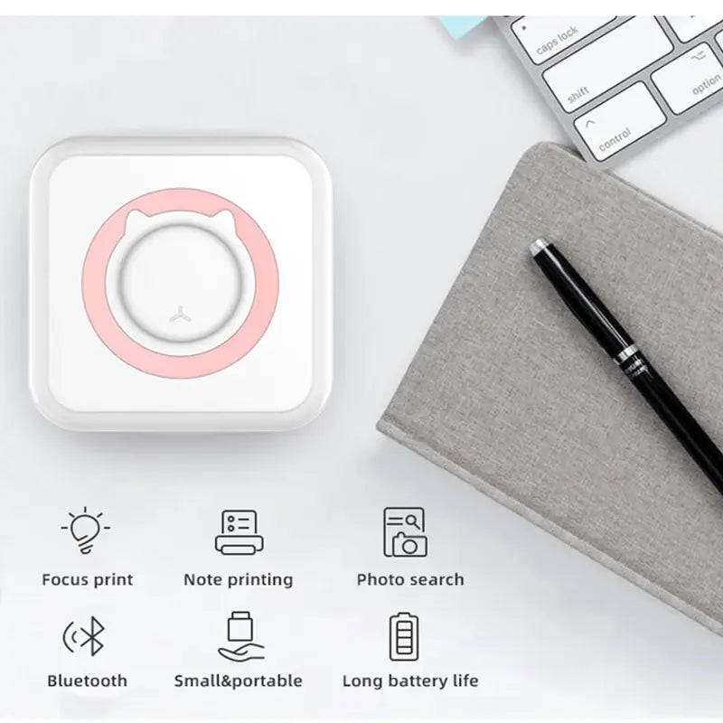 Mini impresora térmica portátil