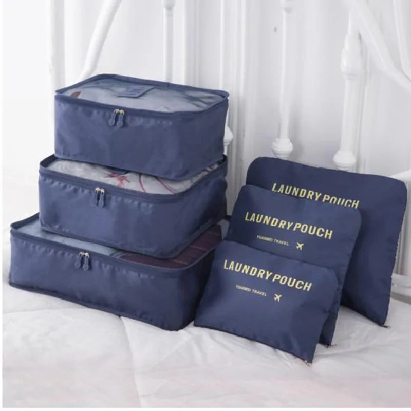 Travel Packing Cubes, dark blue
