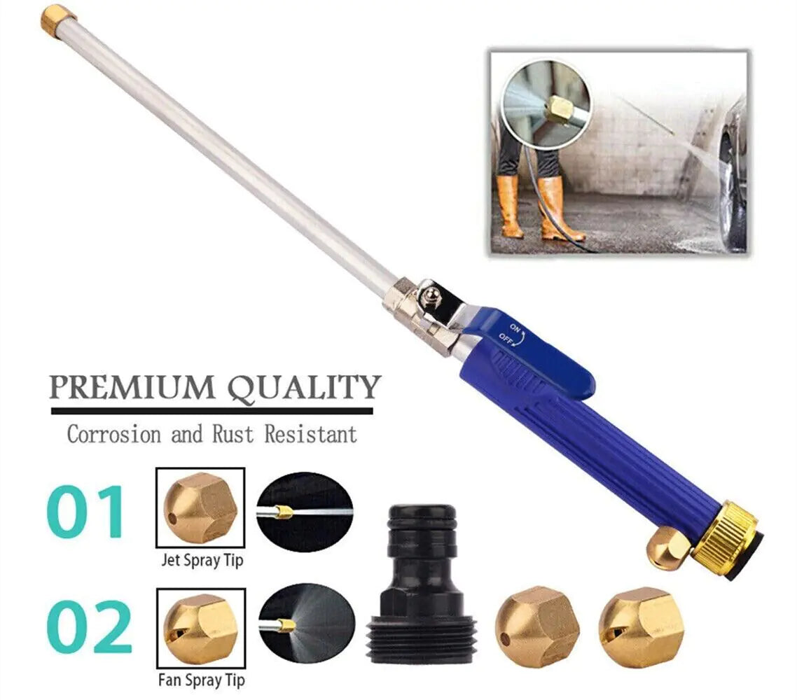 High Pressure Power Washer Nozzle Wand for Garden Hose – 2 Nozzles