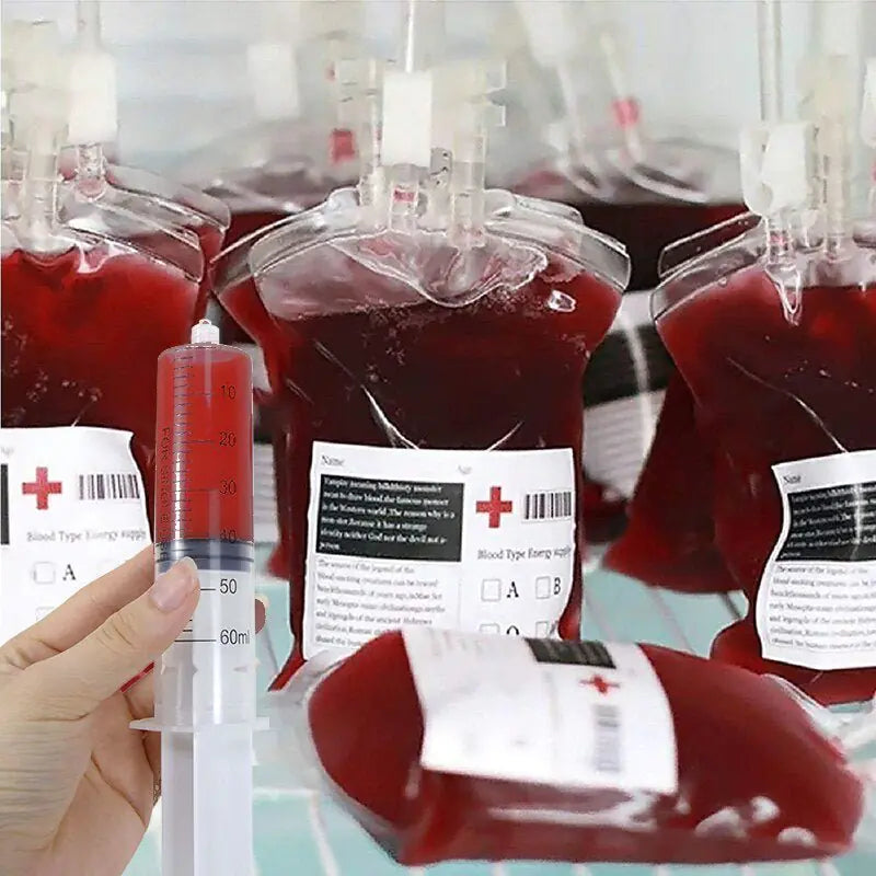 400ml Cosplay Blood Bag – Halloween Drink Holder for Themed Parties