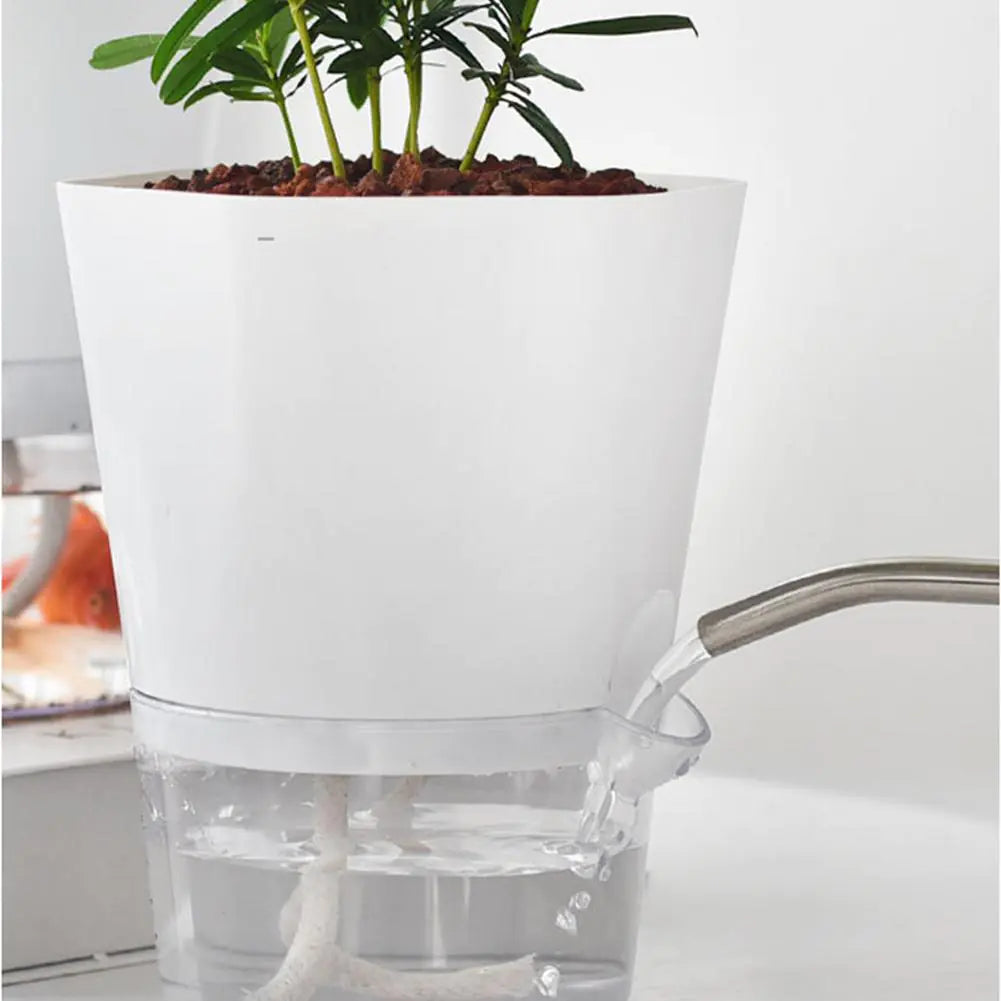 Automatic Water-Absorbing Flowerpot – Smart Self-Watering Planter
