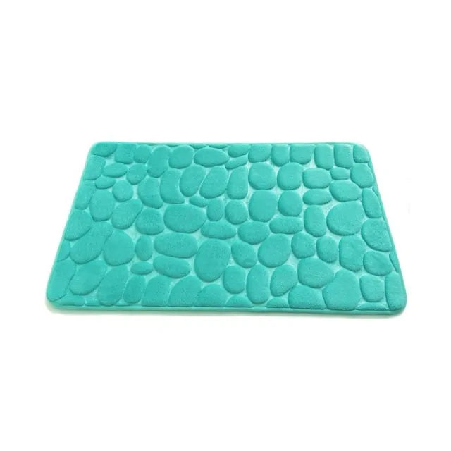 Non-Slip Embossed Bathroom Mat – Premium Memory Foam for Comfort and Style