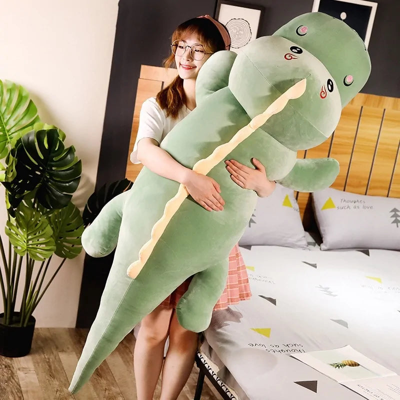 Large Dinosaur Plush Toy - Cozy, Cute, and Perfect for Cuddles