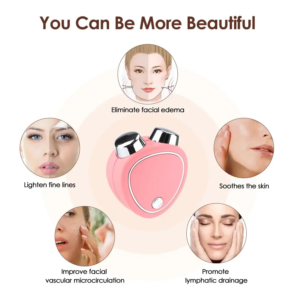 Portable Microcurrent Facial Massager – Firming & Rejuvenating Skin