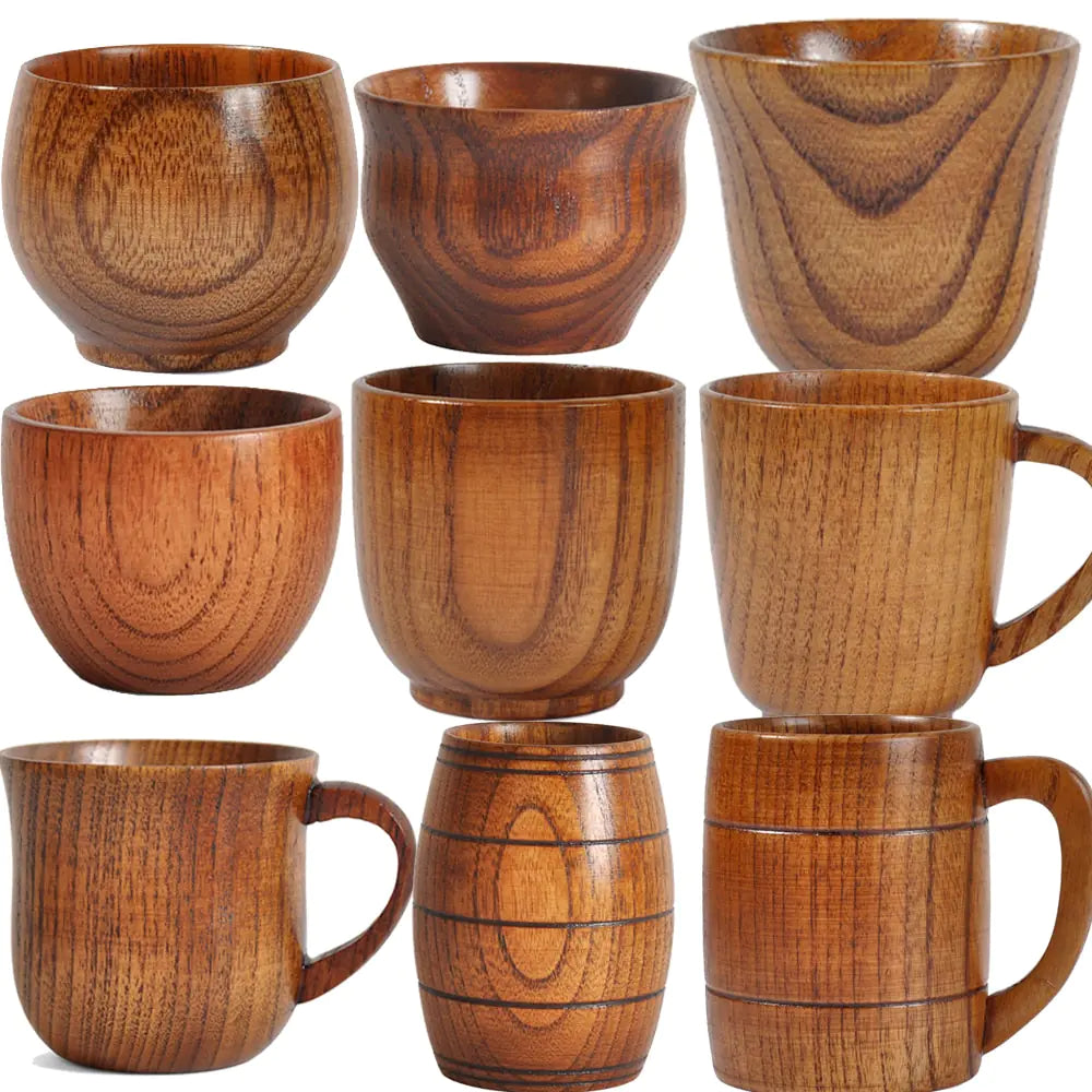 Natural Spruce Wood Cups – Handcrafted, Eco-Friendly & Sustainable
