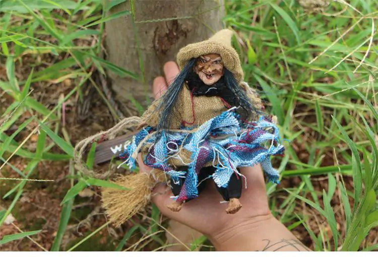 Kitchen Witch Hanging Decor - Enchant Your Cooking Space for Halloween