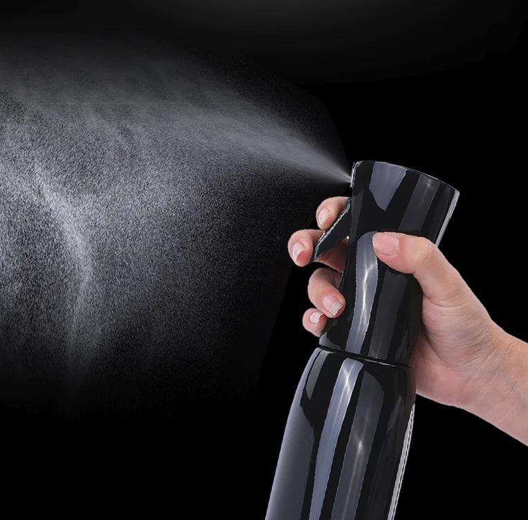 Continuous Mist Hair Spray Bottle Barber Water Sprayer Salon Plant Mister Tools for Styling and Misting