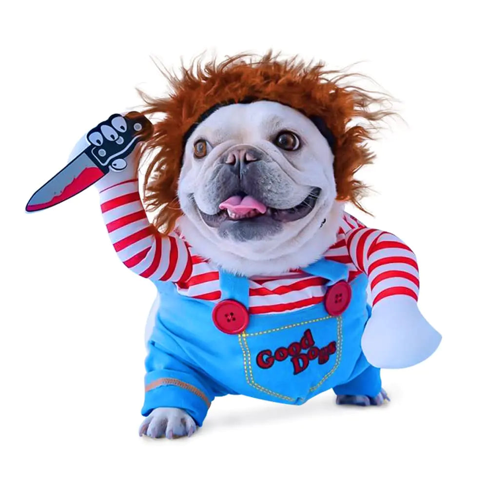 Halloween Pet Dog Costume - Chucky Doll Inspired
