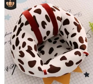 Plush Baby Support Seat, cow print