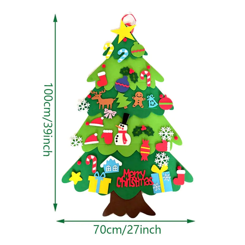 DIY Felt Christmas Tree for Kids – Perfect Holiday Activity