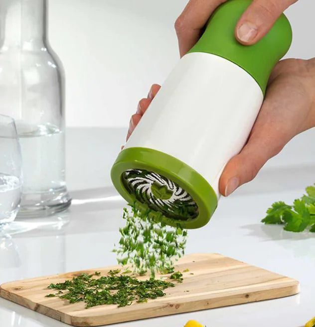 Herb Grinder Spice Mill Parsley Shredder Chopper - Quick & Easy Herb Preparation